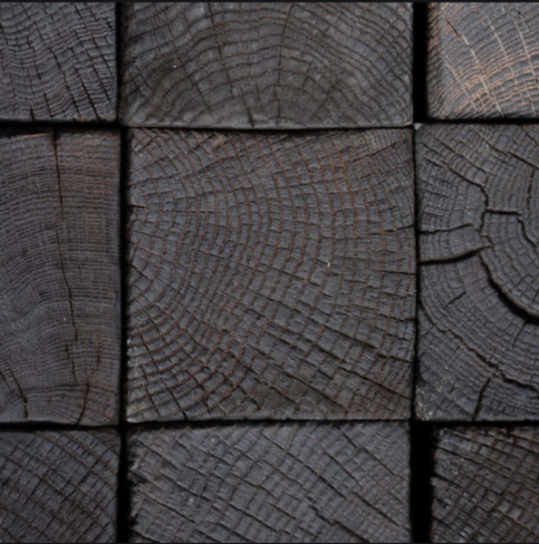 Charred Oak Setts (70mm deep)