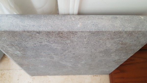 Old Sinai Pearl Grey Honed/Tumbled Limestone Bullnose Steps/Copings