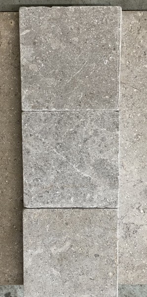 Old Sinai Pearl Grey Honed & Tumbled Limestone Setts Sample