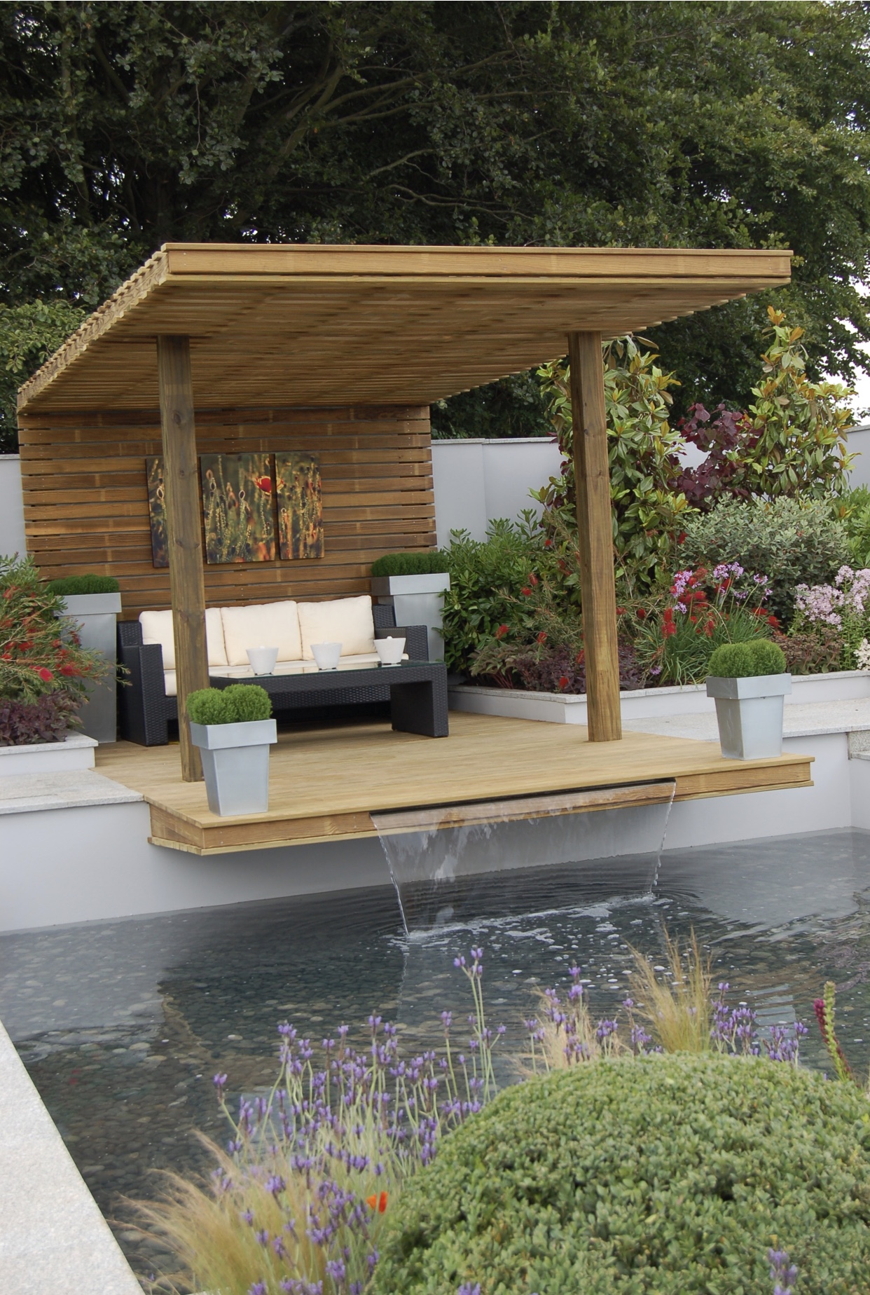 Southern Yellow Pine Water Feature