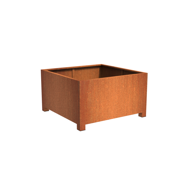 Andres Corten Square & Rectangular Planters With Feet