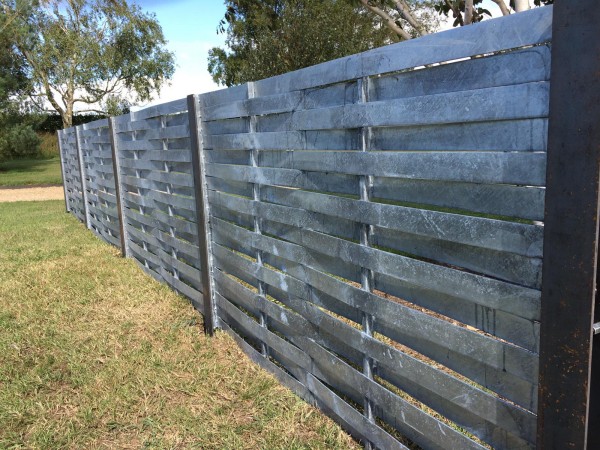 Steel Fence Panels Woven, Core Landscape Privacy Screens