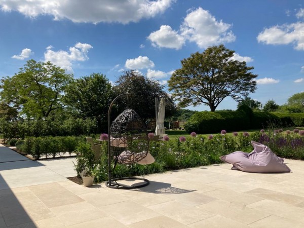 Sinai Pearl Beige Honed/Tumbled Pre-Sealed Limestone Paving