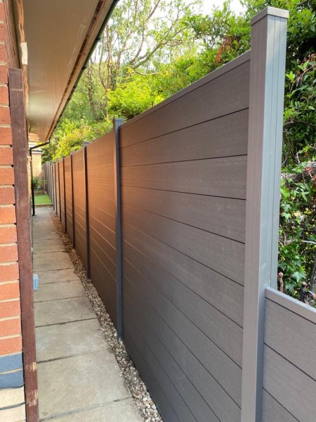 Stunning Grey Composite Fencing 