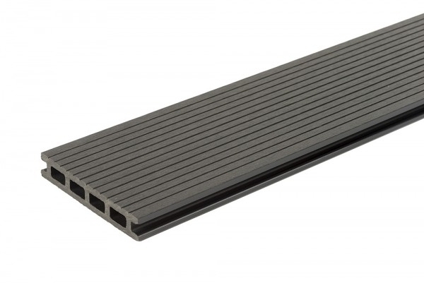 Hollow composite decking board sample 