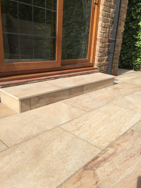 Attractive patio grouted using GFTK VDW 815 Plus