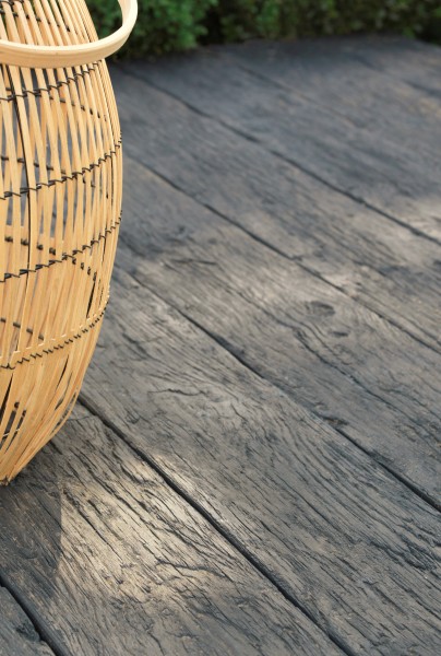 Close up image of Millboard weathered oak decking