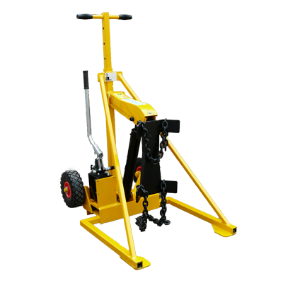Hydraulic fence post puller available for hiring 