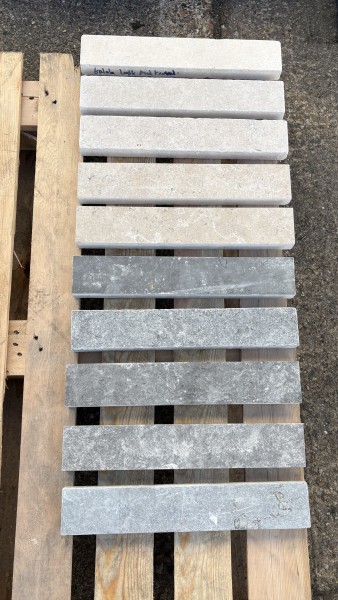 Linear Pre-Sealed Limestone Setts Sample