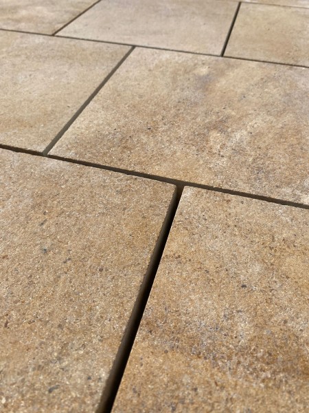 Golden Sinai Acid Washed Pre-Sealed Limestone Paving