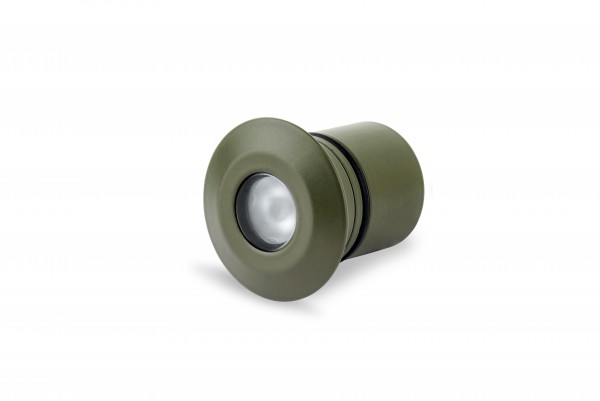 Round Recessed Light Green Powder Coated