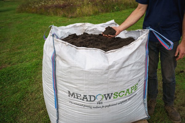 Bulk bag containing meadowscape pro