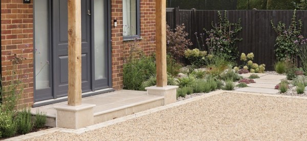 Sinai Pearl Beige Honed/Tumbled Pre-Sealed Limestone Bullnose Steps for a front door step