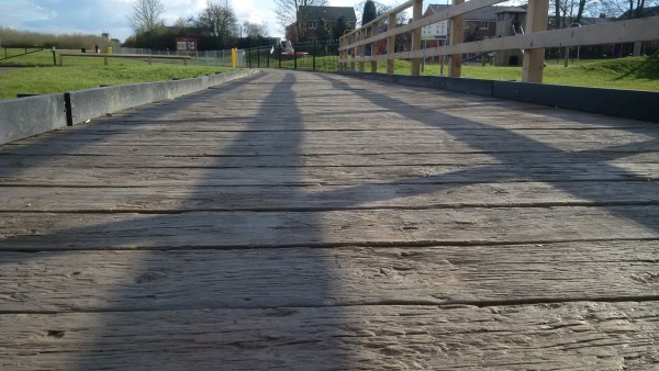 Millboard decking pathway
