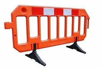 Plastic barrier available to hire 