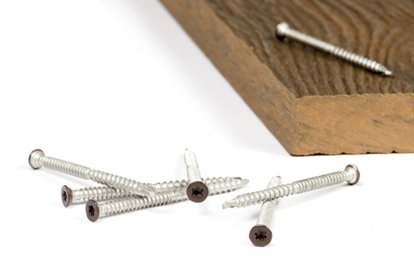 Coloured Composite Decking Screws Delivered With Boards