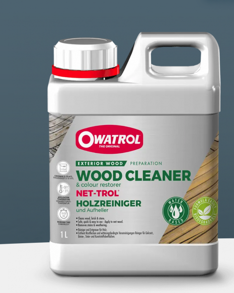 Net-trol and Dilunett wood cleaner