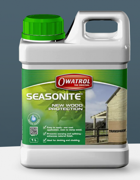 Seasonite protection for new wood 