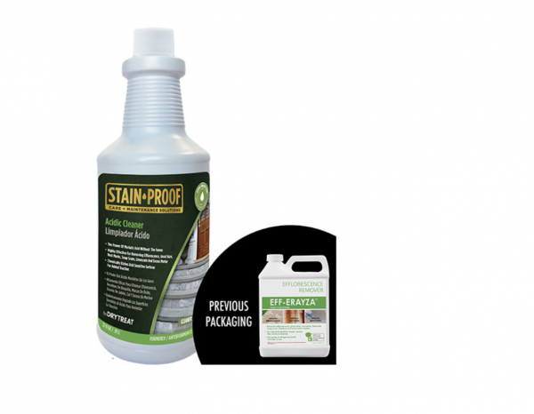Off-Erayza stone cleaner for efflourescence stains