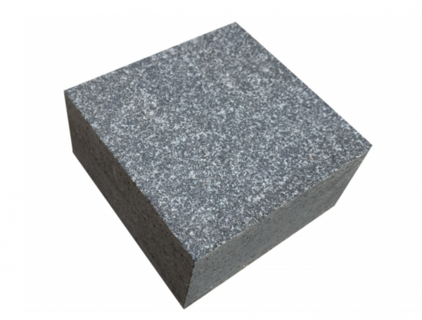Black Sawn Granite Setts Sample