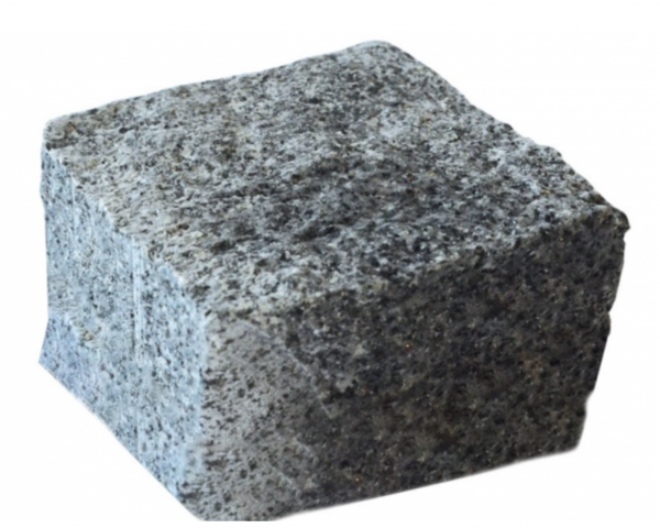 Dark Grey Rough Cropped Granite Setts Sample