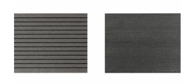 Charcoal - London Hollow Composite Decking Sample