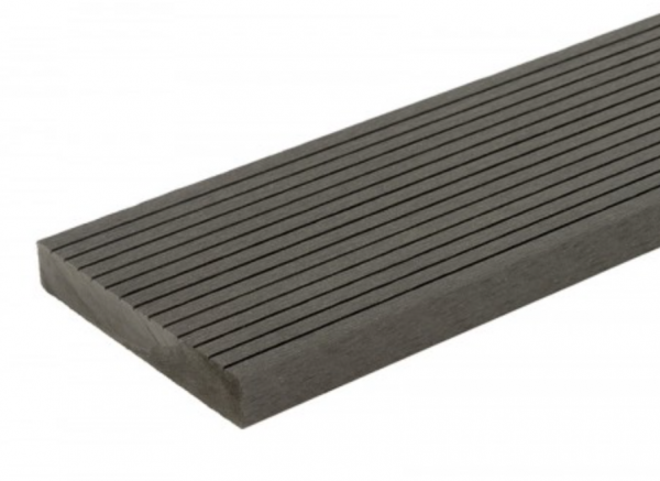 Charcoal Oxford Solid Composite Decking Sample