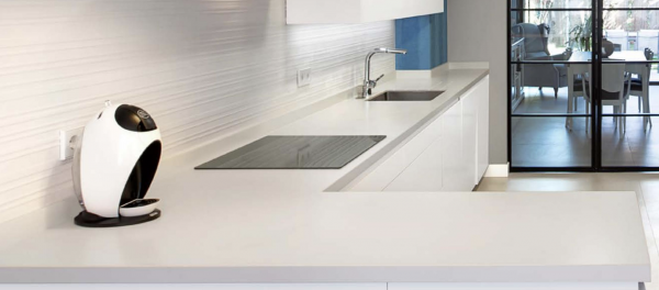 Xtech worktop used in family kitchen 