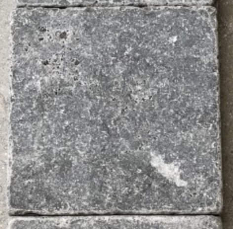 New Sinai Pearl Grey Honed & Tumbled Limestone Setts Sample