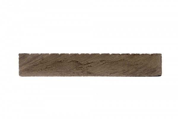 Side profile of coffee brown solid composite decking board