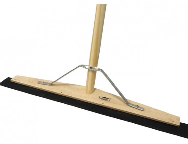 Wooden backed squeegee