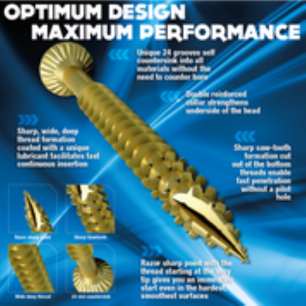 Optimaxx wood screw performance 