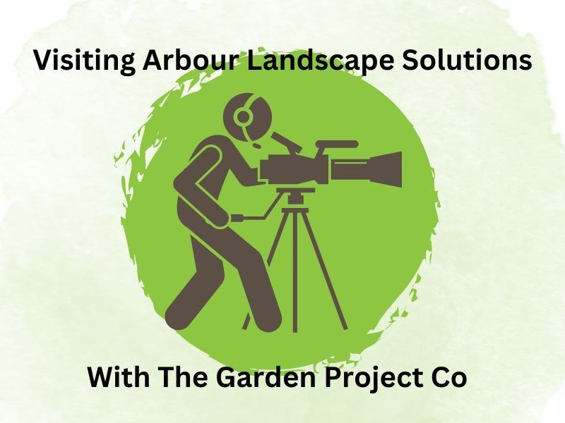 videographer icon promoting a blog post about The Garden Project Co visiting arbour landscape solutions