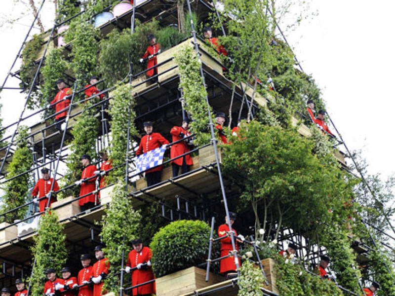 Battersea tower at RHS Chelsea Flower Show