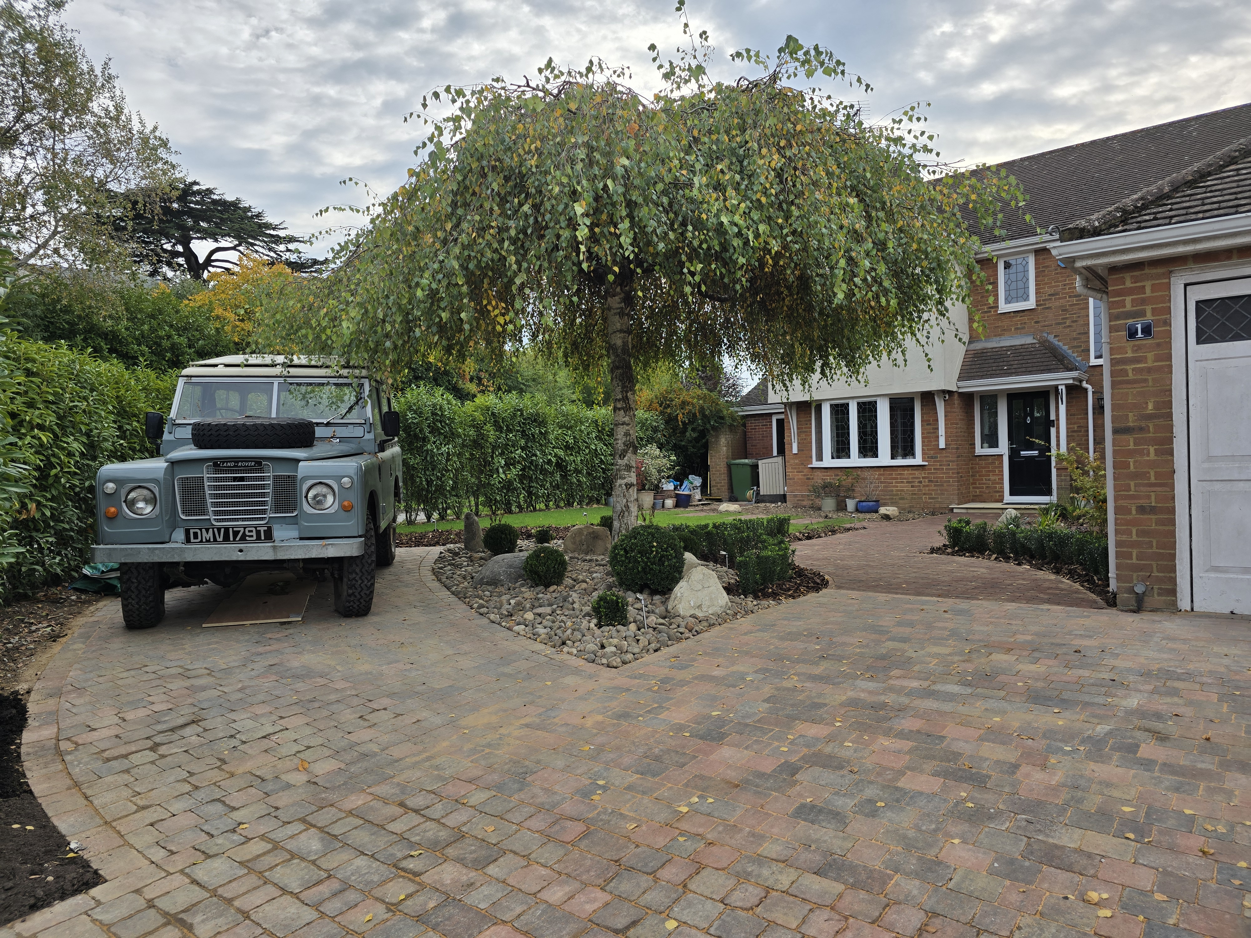 Pride of place for Craig's clients classic Land Rover