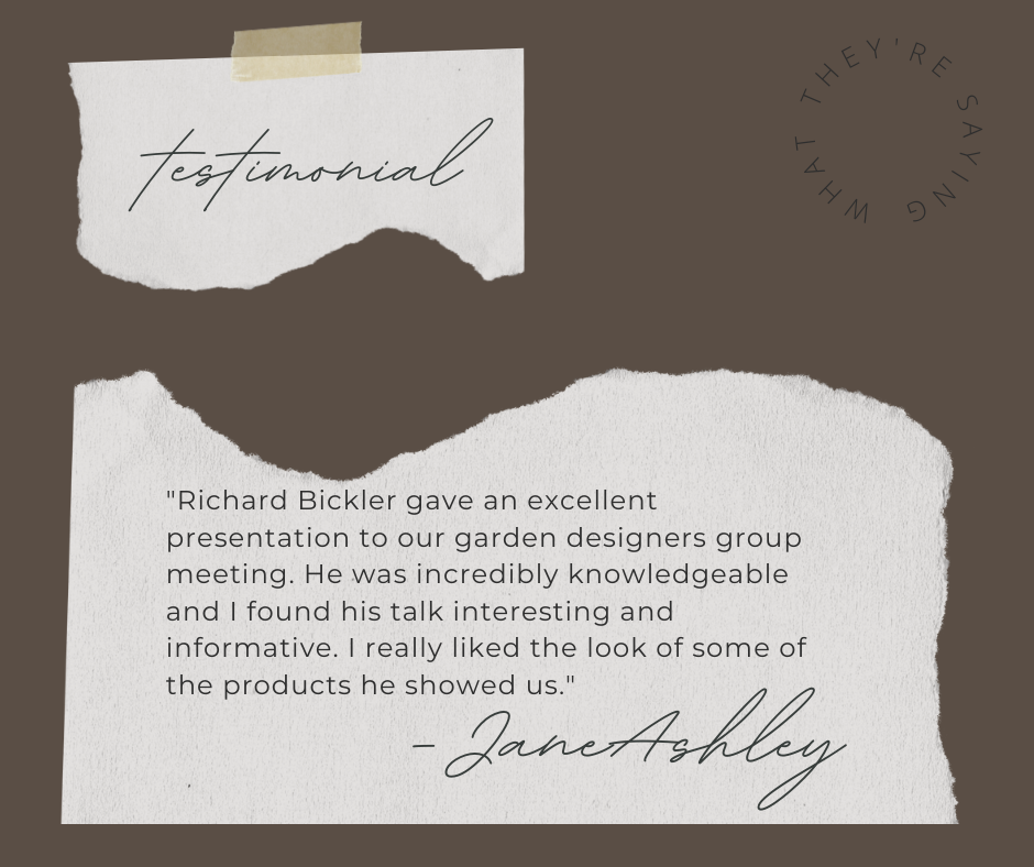 Testimonial for Arbour Landscape Solutions from Jane Ashley Garden Design