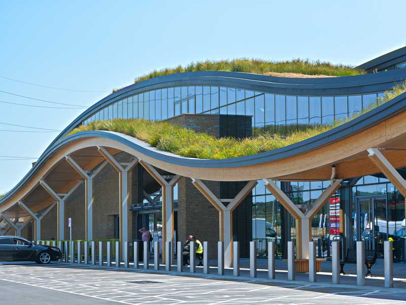 Leeds Skelton Service Station Photo Credit To Wildflower Turf Ltd
