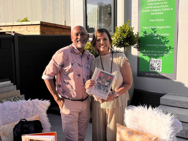 Lee Ann Maritz with Manoj Malde