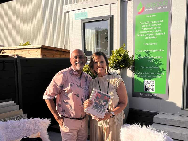 Manoj Malde with Lee Ann Maritz