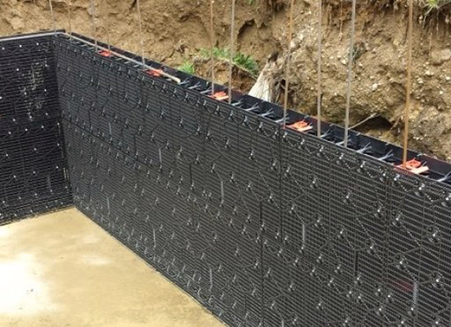solid wall system in use