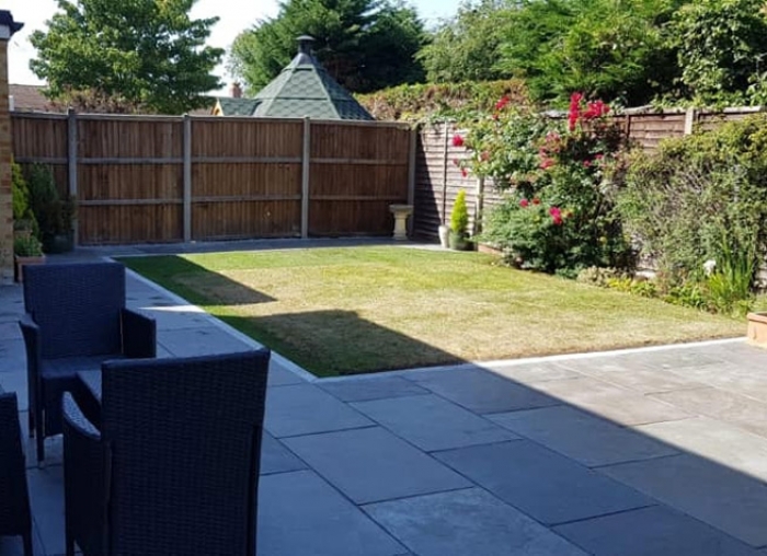 Limestone Patio in Stowmarket