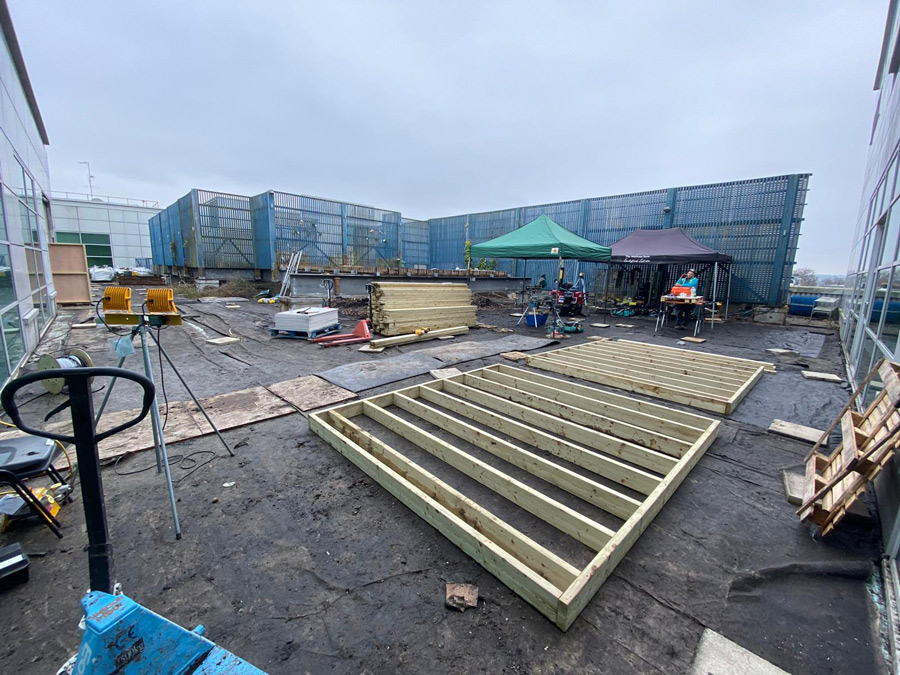 John Lewis Southampton Roof Garden before its makeover