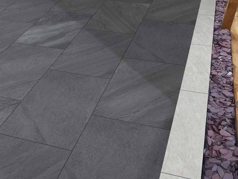 white porcelain border tiles for exterior use
