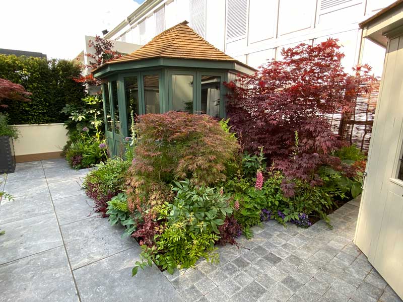egyptian limestone paving at RHS Chelsea 2024