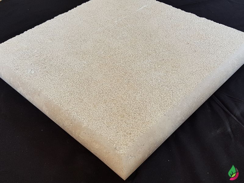 Sinai Pearl Beige Egyptian Limestone paver with a bush hammered surface