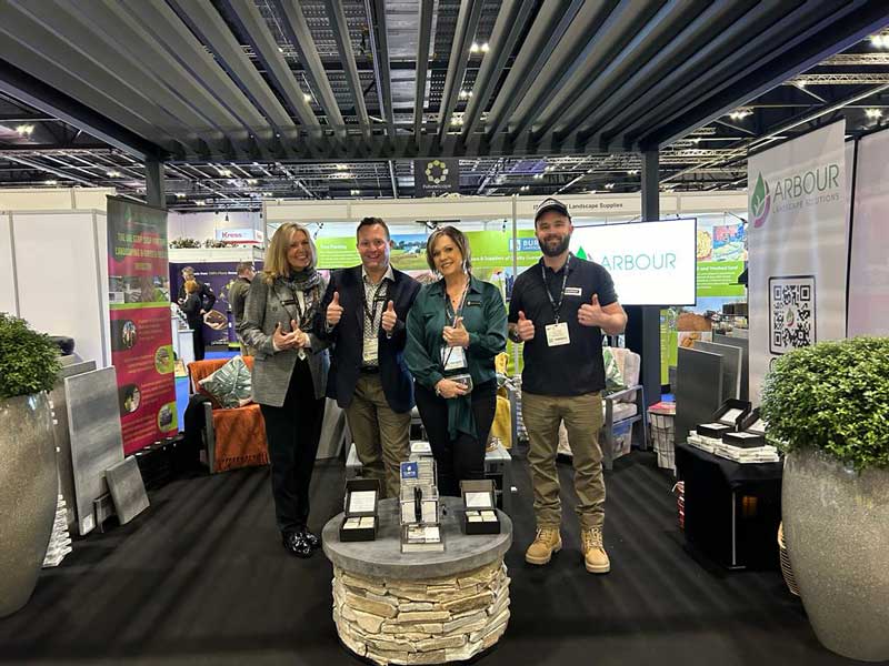 thumbs up from the Arbour Landscape Solutions show team